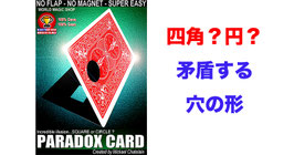 Paradox Card / パラドックス カード（矛盾する穴の形）