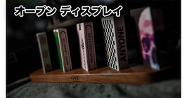 TCC製 オープンディスプレイ スタンド（5デック）/ Wooden Sideways Playing Card Display Batten (Five Decks) by TCC