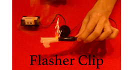 Flasher Clip / フラッシャー クリップ（９V 乾電池式）