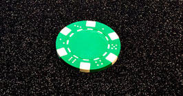 Steel Core Poker Chip (Green) / スチールコア ポーカーチップ（緑）