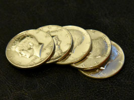 1964 Half Dollar Coins（90% Silver）/ 1964年製 ハーフダラー（90%銀）