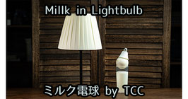MILK IN LIGHTBULB / ミルク in ライトバルブ（ミルク電球）by TCC