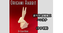 Origami Rabbit / オリガミ ラビット（形状記憶ハンカチ）