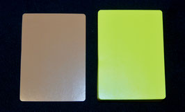 マニピュレーション用 極薄カード（黄＆肌色）/ Manipulation Cards (Yellow / Flesh Back)
