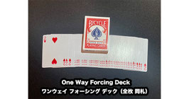 One Way Forcing Deck Bicycle / ワンウェイ・フォーシング・デック（バイシクル赤・青・黒）