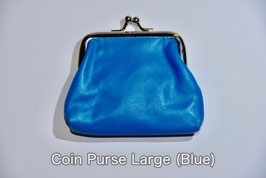 Coin Purse Large ( Blue) / コイン パース ラージ（青）