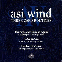 【特価品】Three Card Routines By Asi Wind【DVD】