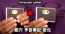〈DL〉Forecast Letter by / フォーキャスト レター（予測文字）Aurelio Ferreira