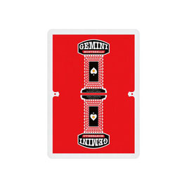 Gemini Casino Playing Cards - Red / ジェミナイ デック（レッド）