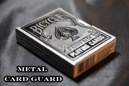 Metal Card Guard (Carved) / 金属製 カードガード（彫刻模様）【黒】