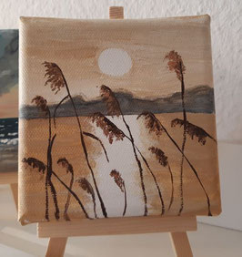 Gräser am See