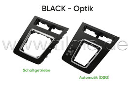 BLACK Abdeckung für Schalthebel - original - SKODA OCTAVIA III (5E)