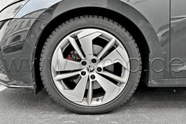 4x Leichtmetallfelge COMET 18" Silber Front polierter - original - SKODA OCTAVIA IV (NX)