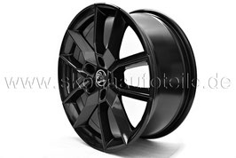 1x Leichtmetallfelge GEMINI Black 18" - original - SKODA OCTAVIA III (5E)