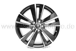 4x Leichtmetallfelge CAPRICORNUS 17" - original - SKODA RAPID (NH), FABIA III (6V)