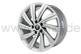 4x Leichtmetallfelge PERSEUS Silber 18" - original - SKODA OCTAVIA IV (NX)