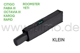 SKODA Taschenschirm / Regenschirm Umbrella KLEIN (DESIGN 2024) - original
