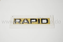 Schriftzug Emblem Heckklappe "RAPID" - Neues Modell - original