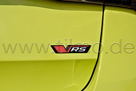 NEW DESIGN 2024 Schriftzug Emblem Kühlergrill Heckklappe "VRS" BLACK EDITION - original - SKODA
