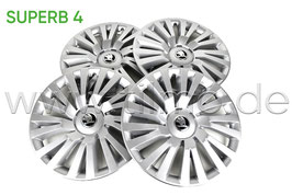 4x Radkappen, Zierblenden 16" - original - SKODA SUPERB IV (NZ)