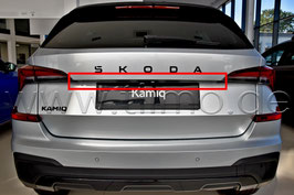 Dekorleiste für Heckklappe BLACK oder CHROM - original - SKODA KAMIQ