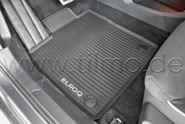 SET Gummifußmatten (vorne+hinten) GREY - original - SKODA ELROQ (PY)