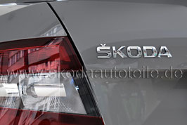 Schriftzug Emblem Heckklappe "SKODA" - Neues Modell - original