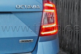 Schriftzug Emblem Heckklappe "SCOUT" - original - SKODA OCTAVIA III (5E)