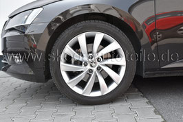 4x Leichtmetallfelge PEGASUS Silber 18" - original - SKODA SUPERB III (3V) L&K