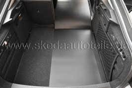 Gummi/Textil Wendematte für Kofferraum - original - SKODA OCTAVIA III (5E) Combi