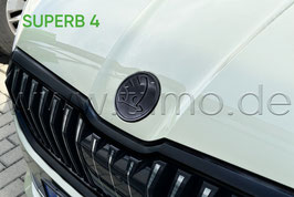 SKODA Emblem Logo BLACK (vorne) - original - SKODA SUPERB IV (NZ)
