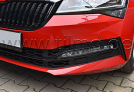 Dekorleiste für Stoßstangengrill Sportline Black-Paket - original - SKODA SUPERB III FL (3V)