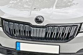 SKODA Emblem Logo BLACK (vorne) - original - SKODA KAROQ