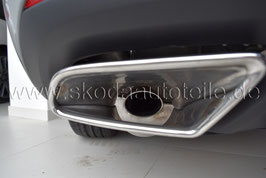 Endrohre Auspuffblende CHROM (links) - original - SKODA OCTAVIA III (5E) (TSI)