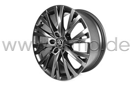 4x Leichtmetallfelge ANTARES 18" Anthrazit - original - SKODA SUPERB III (3V)