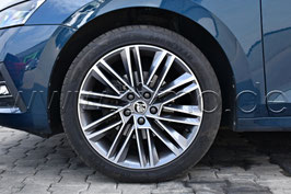 4x Leichtmetallfelge LUXON 18" Anthrazit - original - SKODA OCTAVIA IV (NX)