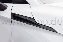 Abdeckung ohne Schriftzug Emblem Kotflügel "BLACK GLOSS" - original - SKODA ELROQ, ENYAQ