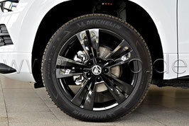 1x Leichtmetallfelge MYTIKAS 18" Black - original - SKODA KAROQ