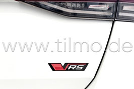 NEW DESIGN 2024 Schriftzug Emblem Kühlergrill Heckklappe "VRS" BLACK EDITION - original - SKODA