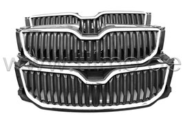 Kühlergrill mit Leiste Chrom - original - SKODA OCTAVIA III (5E)