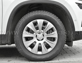 4x Radkappen, Zierblenden BORNEO 17" - original - SKODA KODIAQ, KODIAQ II
