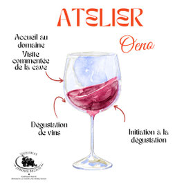 ATELIER OENOLOGIQUE COFFRET CADEAU 2 personnes