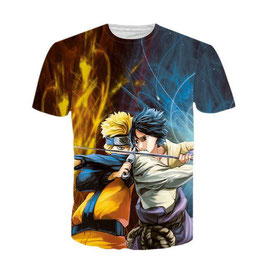 Camisa de Naruto y Sasuke