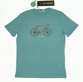 Bike Uptown Marine Blue - Fahrrad T-Shirt von Greenbomb