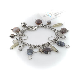 #2031-BMS, Botswana Agate shimmer, Bracelet