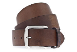 Mustang Belts Herren Jeansgürtel in 4cm Breite | Casual-Look | 100% Leder