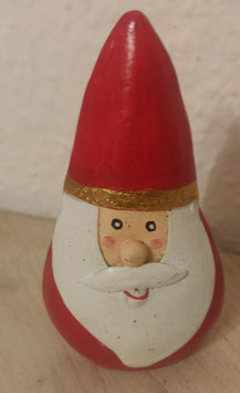 Weihnachtsmannbüste aus Keramik zum Stellen - Höhe ca. 10 cm
