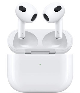 AUDÍFONOS TIPO AIRPODS 3RA GEN + ESTUCHE DE CARGA MAGSAFE