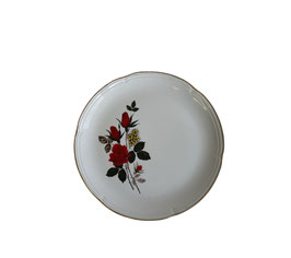 Assiette plate Roses Rouges Moulin des Loups VA001 (location)