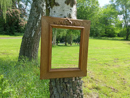 Miroir à noeud chêne clair